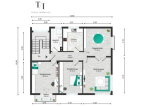 Grundriss 2 Og u. 3 OG