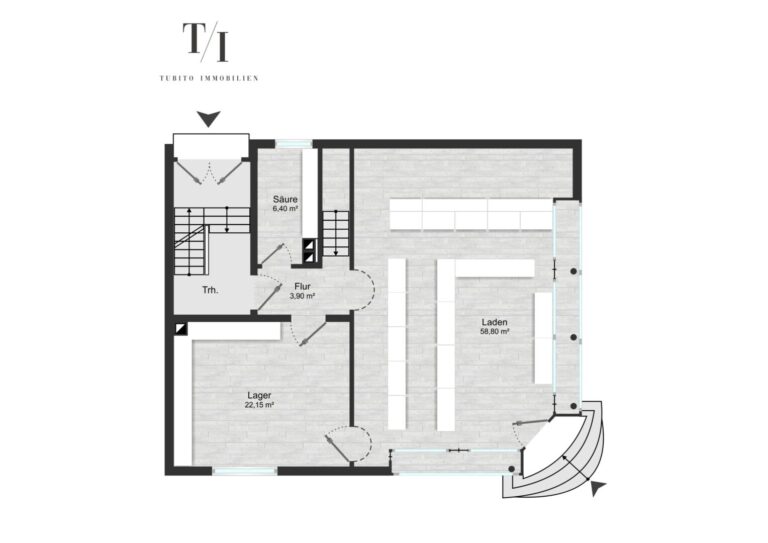 Grundriss Ladenlokal